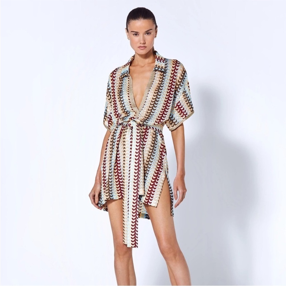Alexis Multicolor Patterned Mini Dress